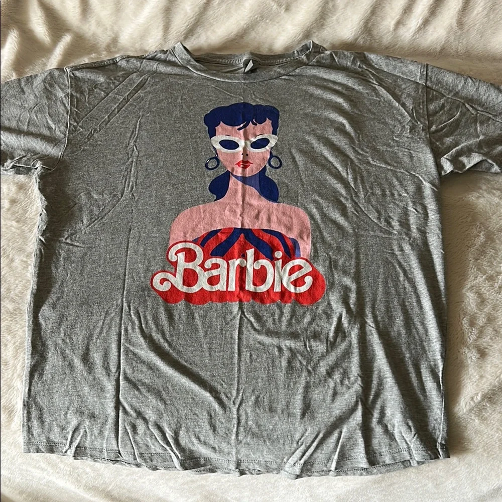 Barbie Gray Graphic Tee - Short Sleeve - Picture 3 of 6